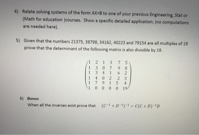 Solved Homework Math 231. Due on the 18th May. 1) Show that | Chegg.com