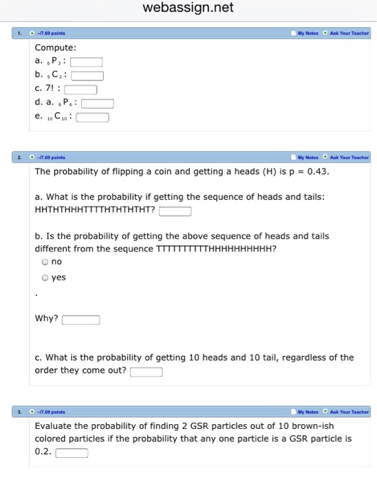 Solved Compute: _6P_3: _5C_2: 7!: _6P_6: _10C_10 The | Chegg.com