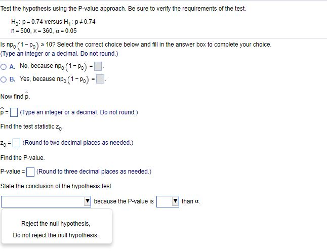 Solved Test the hypothesis using the P-value approach. Be | Chegg.com