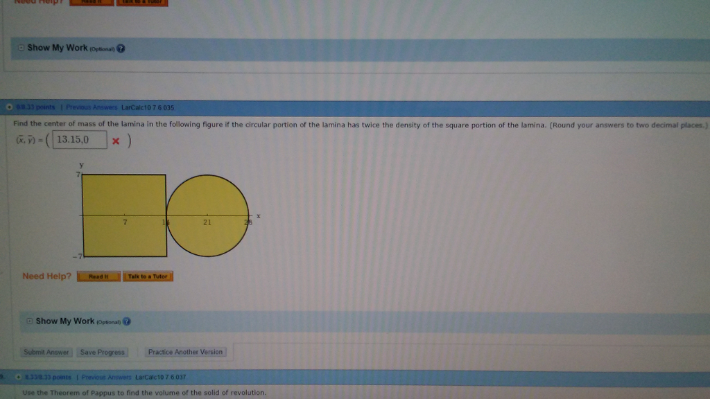 center and mass finder center and mass finder
