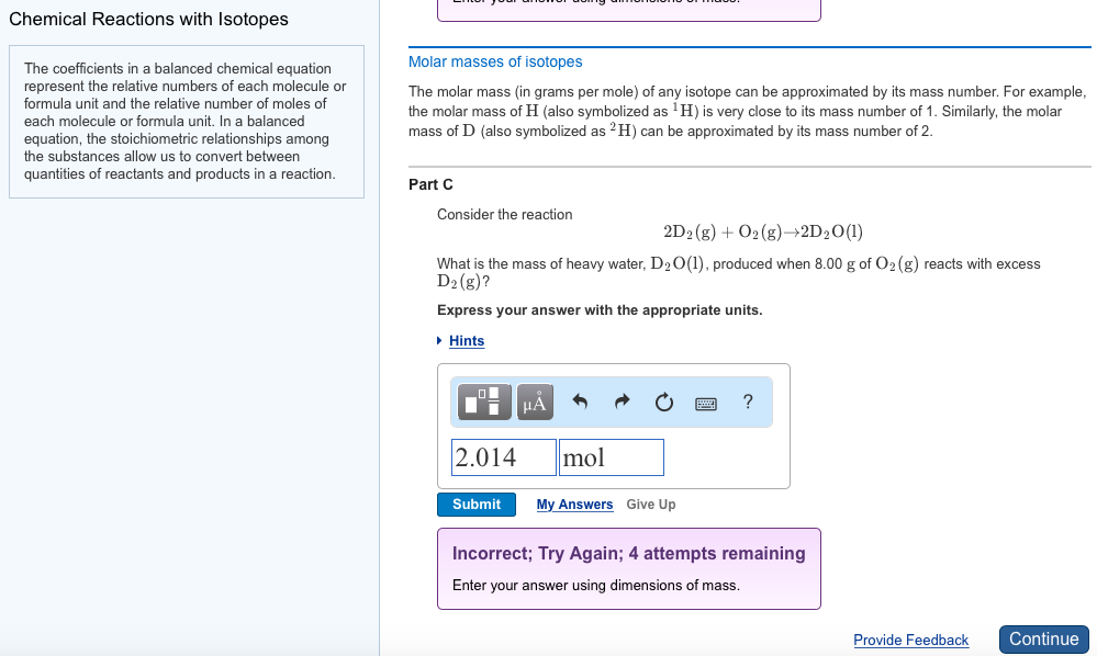 Coefficient Of A Chemical Equation