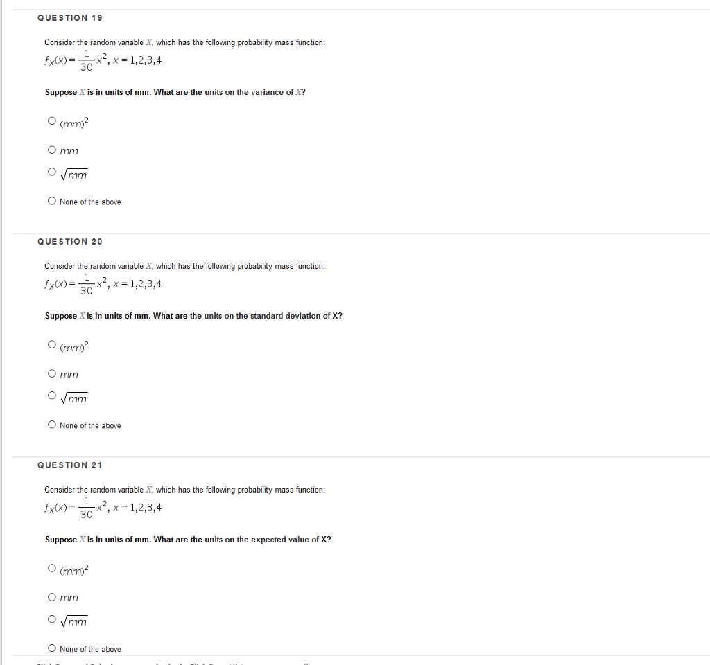 Solved Consider the random variable X, which has the | Chegg.com