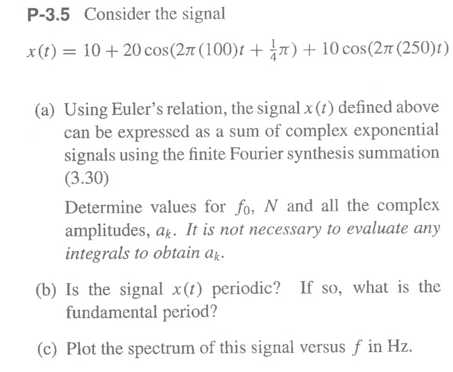 solved-consider-the-signal-x-t-10-20cos-2-pi-100-t-chegg