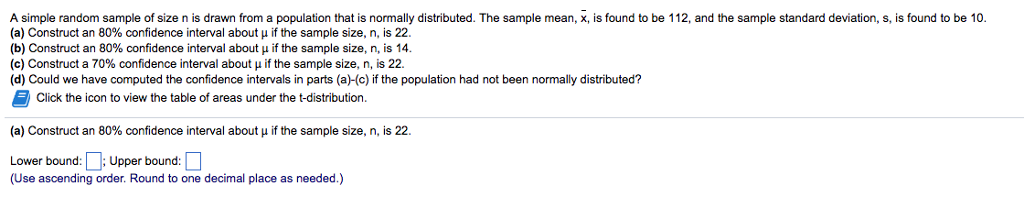 Solved A simple random sample of size n is drawn from a | Chegg.com