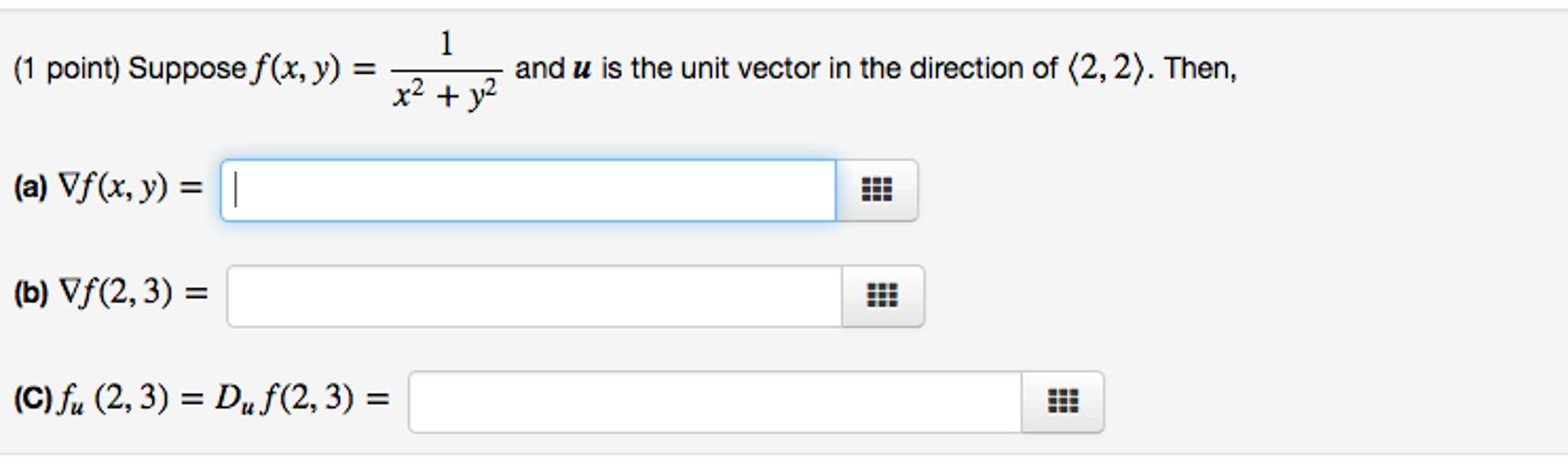 Solved Suppose F X Y 1 X 2 Y 2 And U Is The Unit