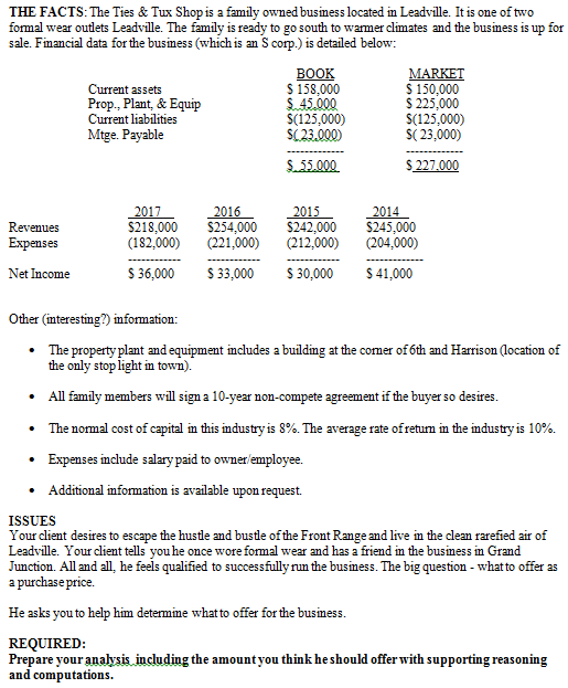 solved-the-facts-the-ties-tux-shop-is-a-family-owned-chegg