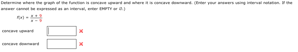 Solved Determine where the graph of the function is concave | Chegg.com