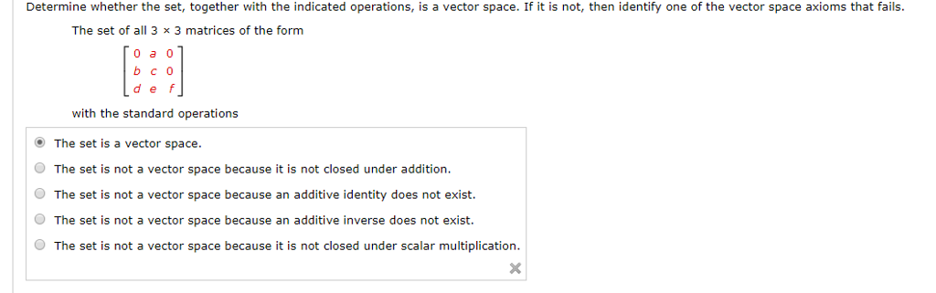 Solved Determine whether the set, together with the | Chegg.com