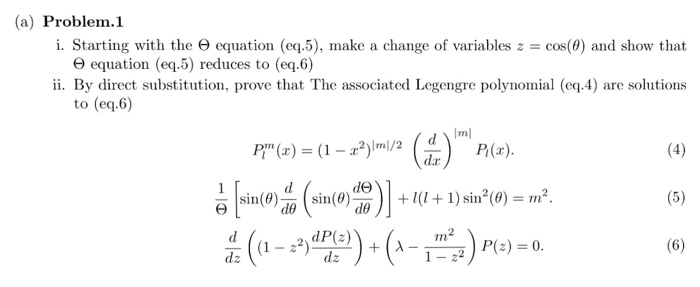 Solved Starting with the theta equation make a change of | Chegg.com