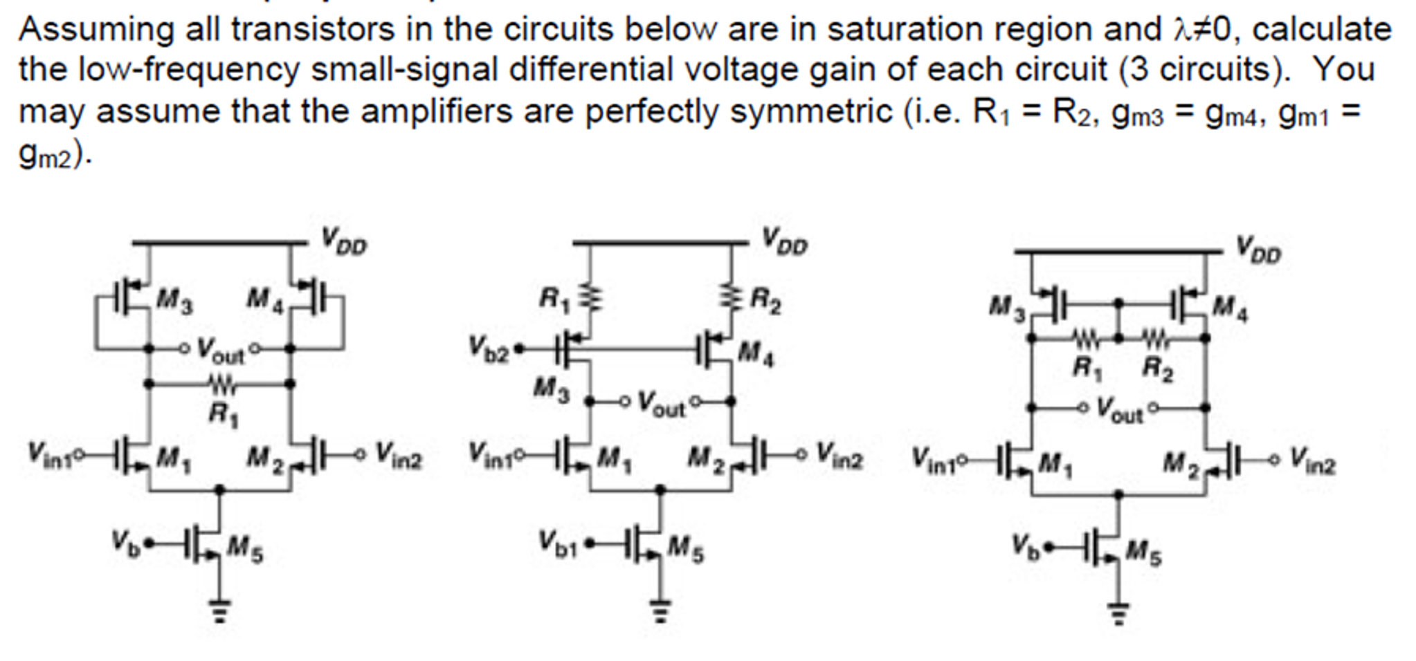 Solved Assuming All Transistors In The Circuits Below Are In 2034