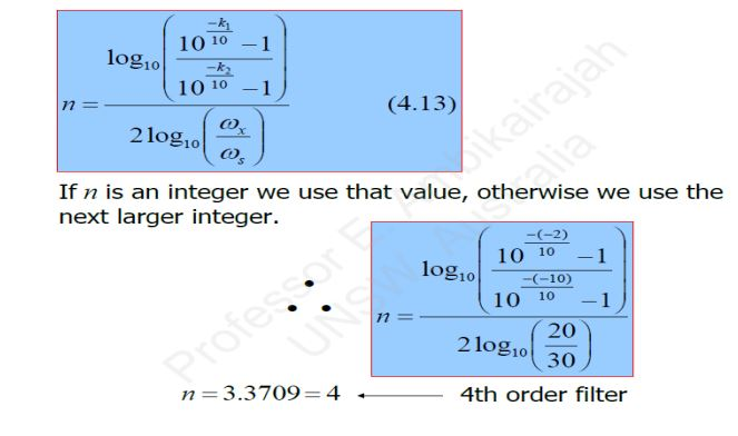 Solved Design Butterworth Filter Step By Step | Chegg.com