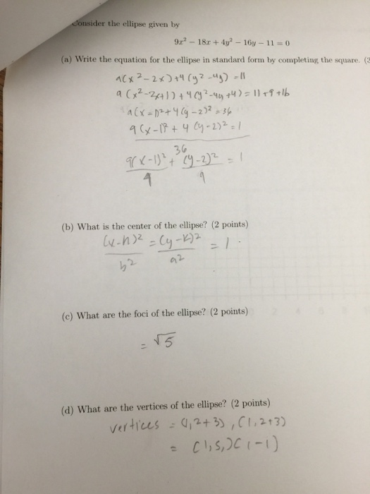 solved-consider-the-ellipse-given-by-9x-2-18x-4y-2-chegg