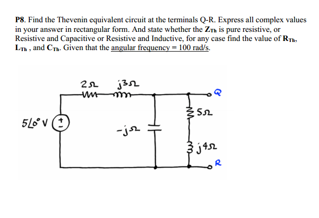 Solved Find the Thevenin equivalent circuit at the terminals | Chegg.com