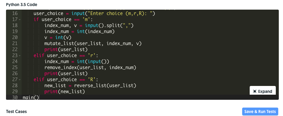 Solved The main() module in the starter code below takes | Chegg.com
