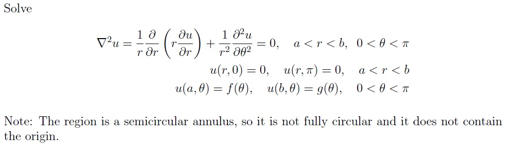 Solved Solve delta^2 u = 1/r | Chegg.com