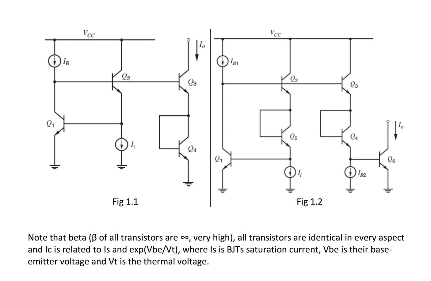 Solved Note That Beta (beta Of All Transistors Are 