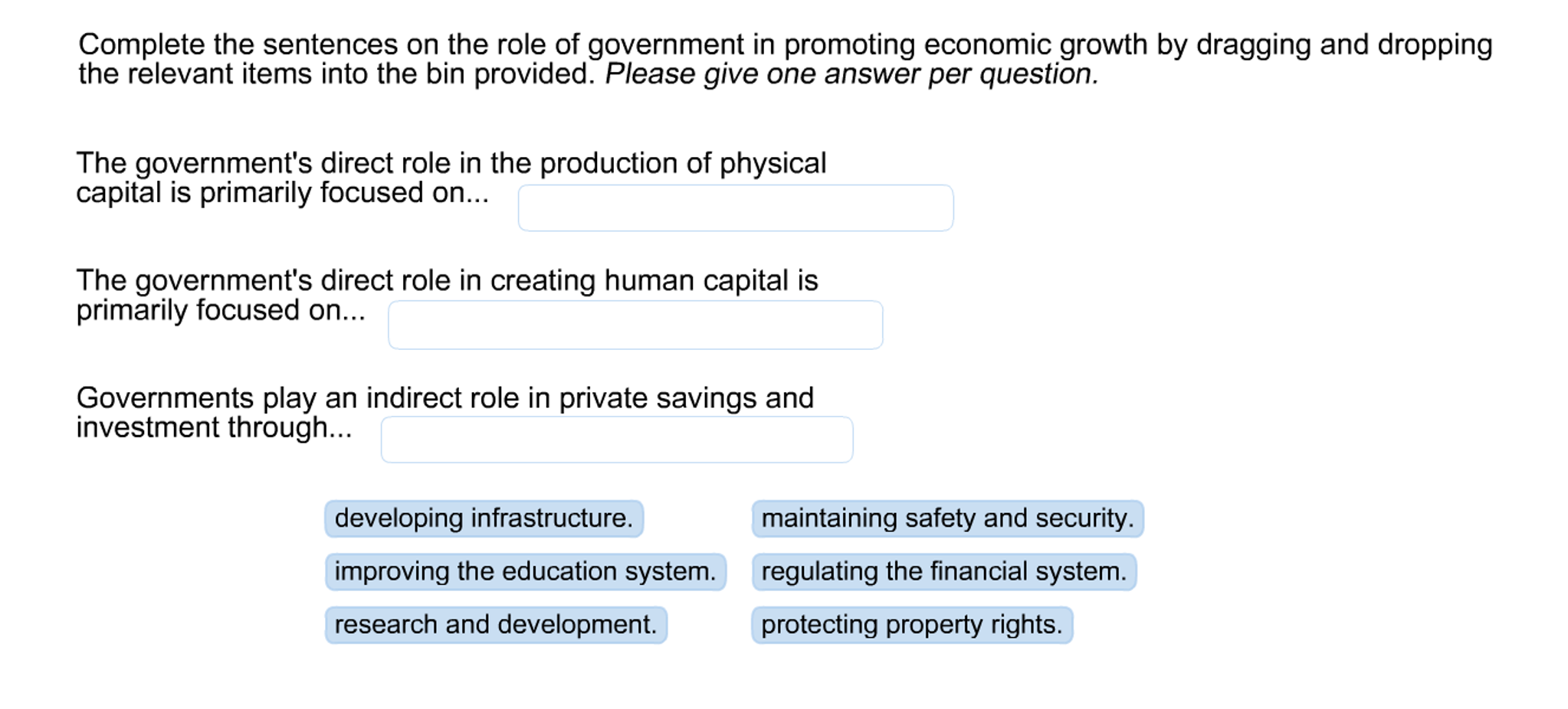 solved-complete-the-sentences-on-the-role-of-government-in-chegg