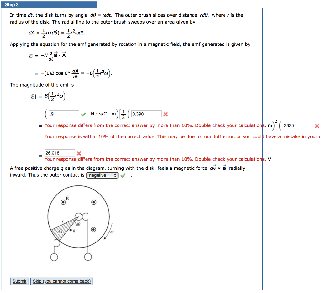 Solved Tutorial Exercise The homopolar generator, also