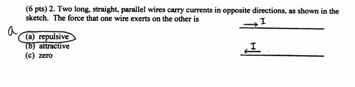 Solved 6 Pts 2 Two Long Straight Parallel Wires Carry Chegg Solved 6 Pts 2 Two Long Straight Parallel Wires Carry Chegg