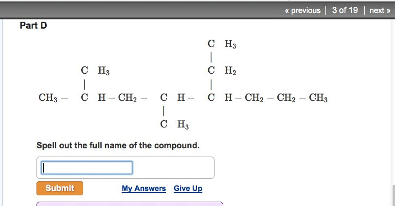Solved: Spell Out The Full Name Of The Compound. Spell Out... | Chegg.com Spell Out The Full Name Of The Compound.