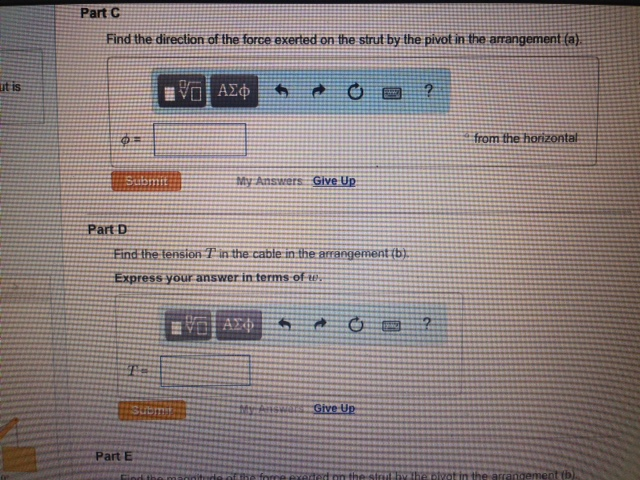 Solved (Figure 1) In each case let w be the weight of the | Chegg.com