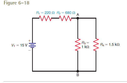 Solved In Fig. 6–18, solve for the following: I 1 , I 2 , V | Chegg.com