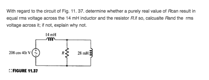 Solved With Regard To The Circuit Of Fig. 11.37. Determine | Chegg.com