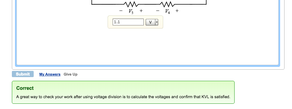 Solved Part A-Voltage Division: Part 1 Art 182, R For The | Chegg.com