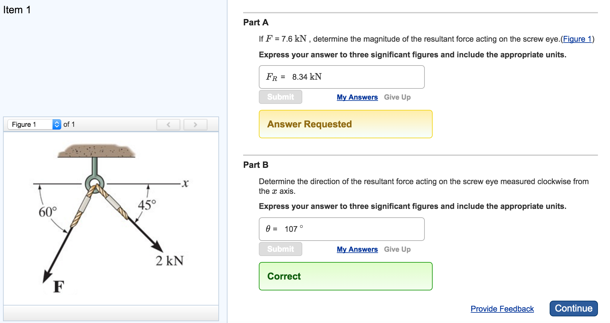 Determine the magnitude of the resultant force acting on the plate