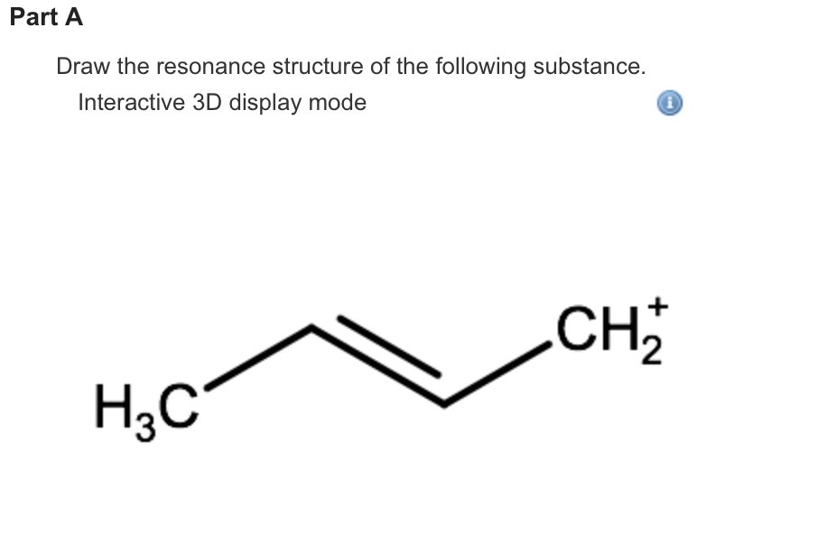 Solved Draw the resonance structure of the following