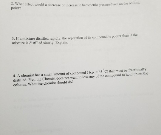 Solved 2. What effect would a decrease or increase in | Chegg.com