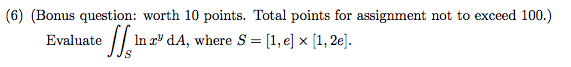 Solved (6) (Bonus question: worth 10 points. Total points | Chegg.com