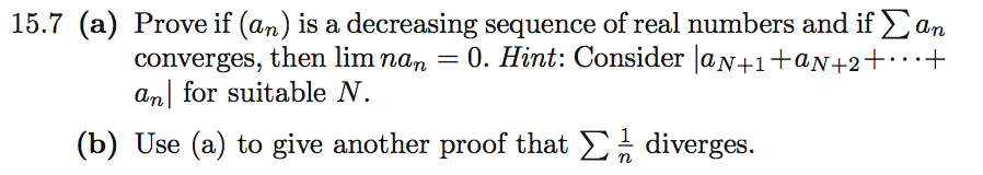 Solved Prove if (an) is a decreasing sequence of real | Chegg.com