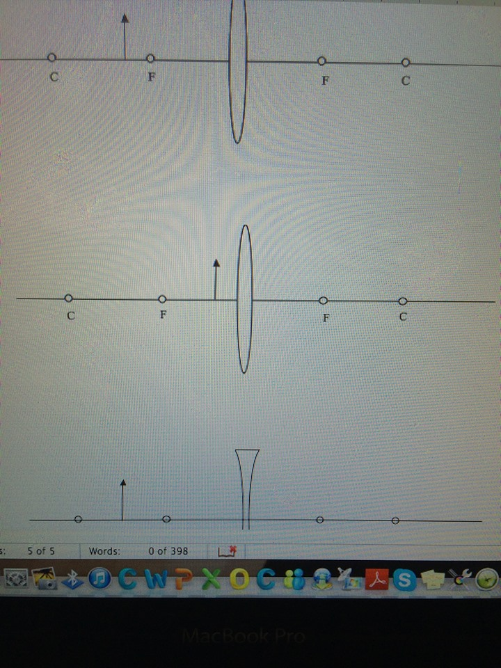 Solved Make ray diagrams to find the images in the following | Chegg.com