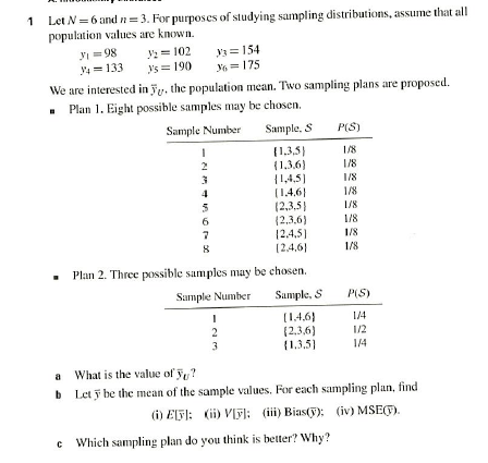 Solved Let N = 6 band n = 3. For purposes f studying | Chegg.com