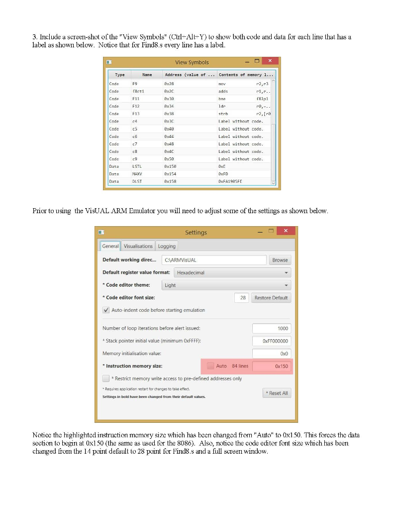 Visual arm emulator how to conditional branch amaxaser
