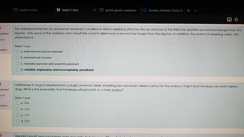 Student Home Week 5 Quiz × quizlet