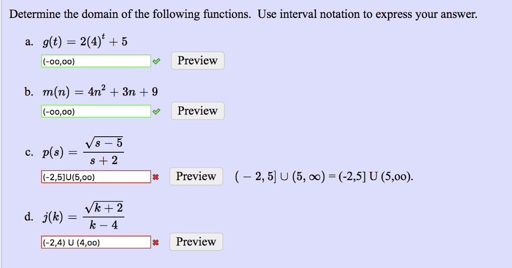 How To Write Answer In Interval Notation