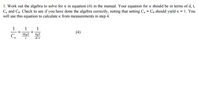 solved-work-out-the-algebra-to-solve-for-k-in-equation-4-chegg