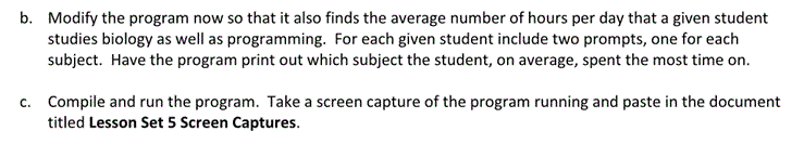 Solved b. Modify the program now so that it also finds the | Chegg.com