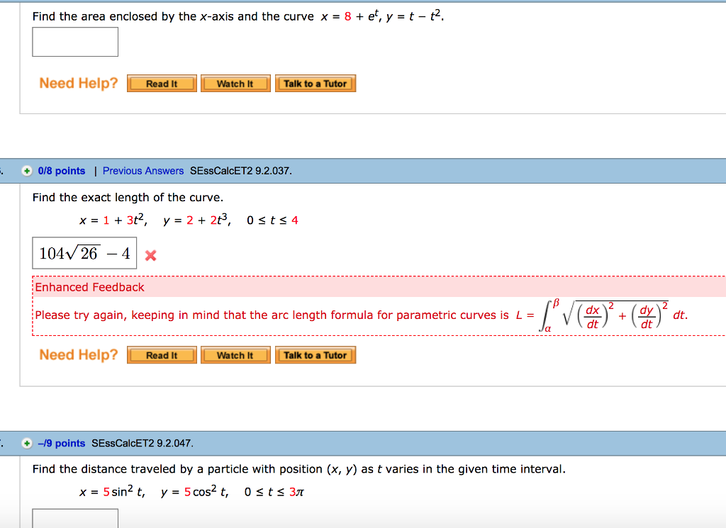 Solved Find The Area Enclosed By The X Axis And The Curve X 4387