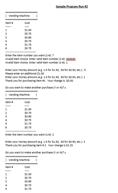 Solved Program Specifications/Requirements. . Create a C++ | Chegg.com