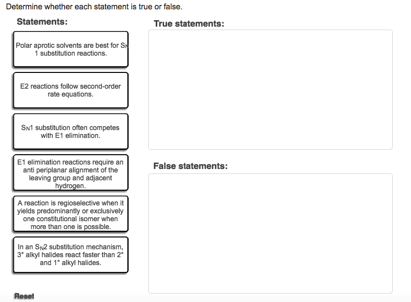 Solved Determine Whether Each Statement Is True Or False 