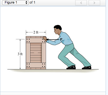 Solved The coefficent of static friction between the crate | Chegg.com