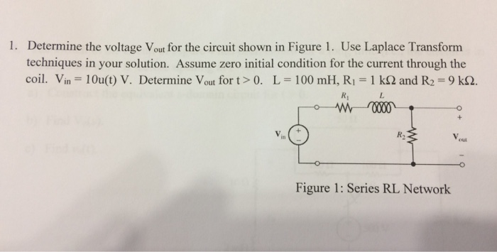 Solved Determine the voltage V_out for the circuit shown in | Chegg.com