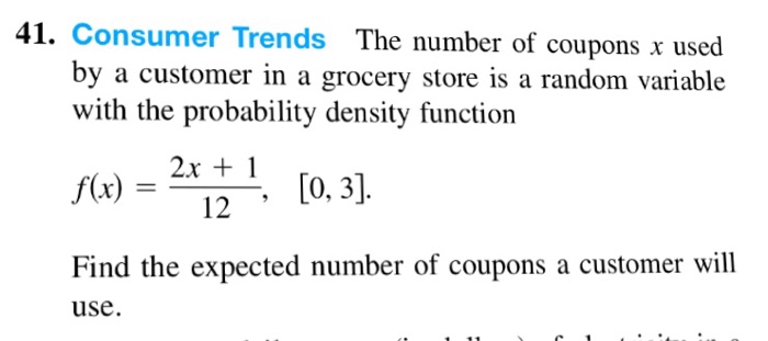 Solved Consumer Trends The number of coupons jc used by a | Chegg.com