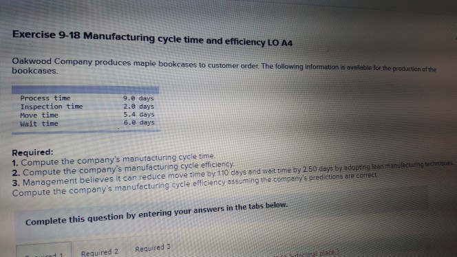 solved-exercise-9-18-manufacturing-cycle-time-and-efficiency-chegg