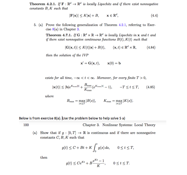 Solved Theorem If F Rd Rd Is Locally Lipschitz Chegg Com