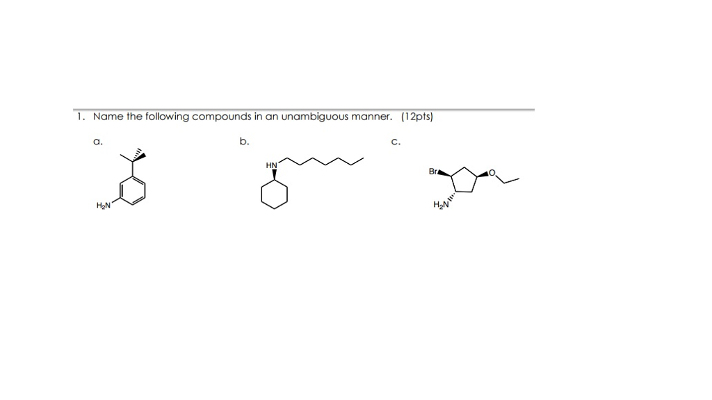 Solved Organic Chemistry Nomenclature Question. How Do I | Chegg.com