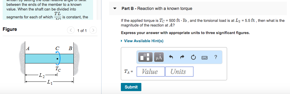 Solved Statically Indeterminate Torque Loaded Members 1 Of 3 2491